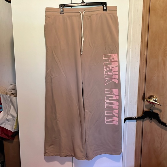 XXL tan Pink Floyd Flare Sweatpants - Picture 1 of 6